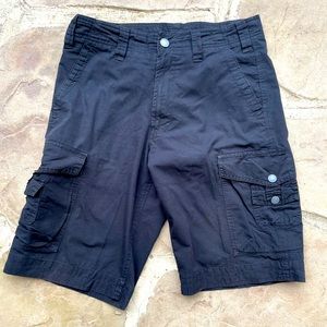 Black, Cargo Shorts, size 30